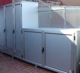 Armario exterior de aluminio